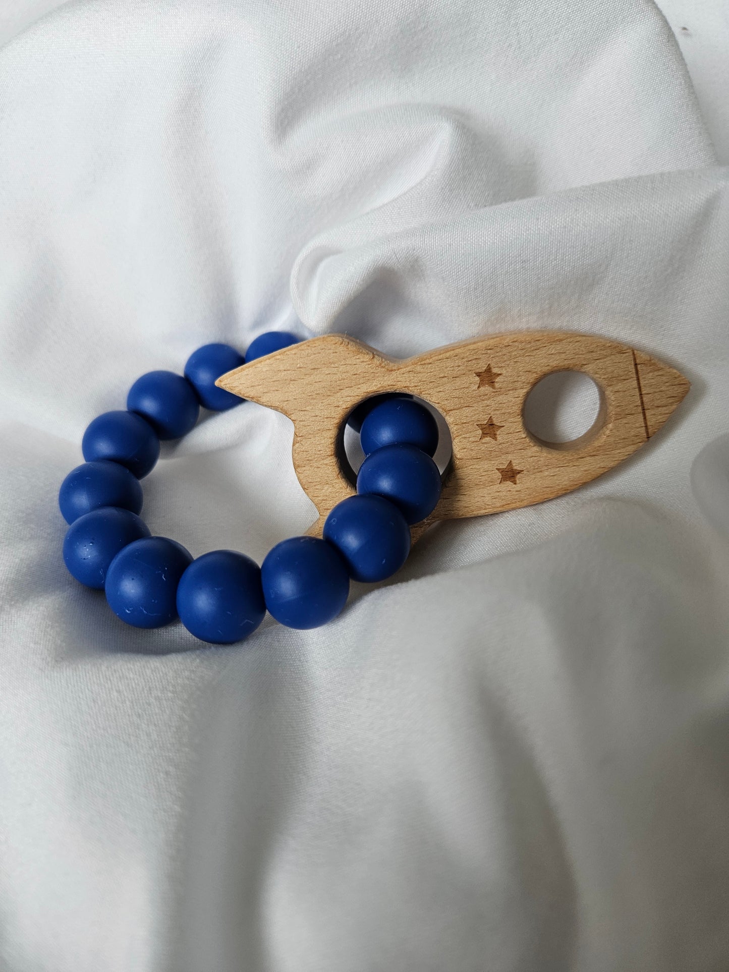Rocketship Teething Ring