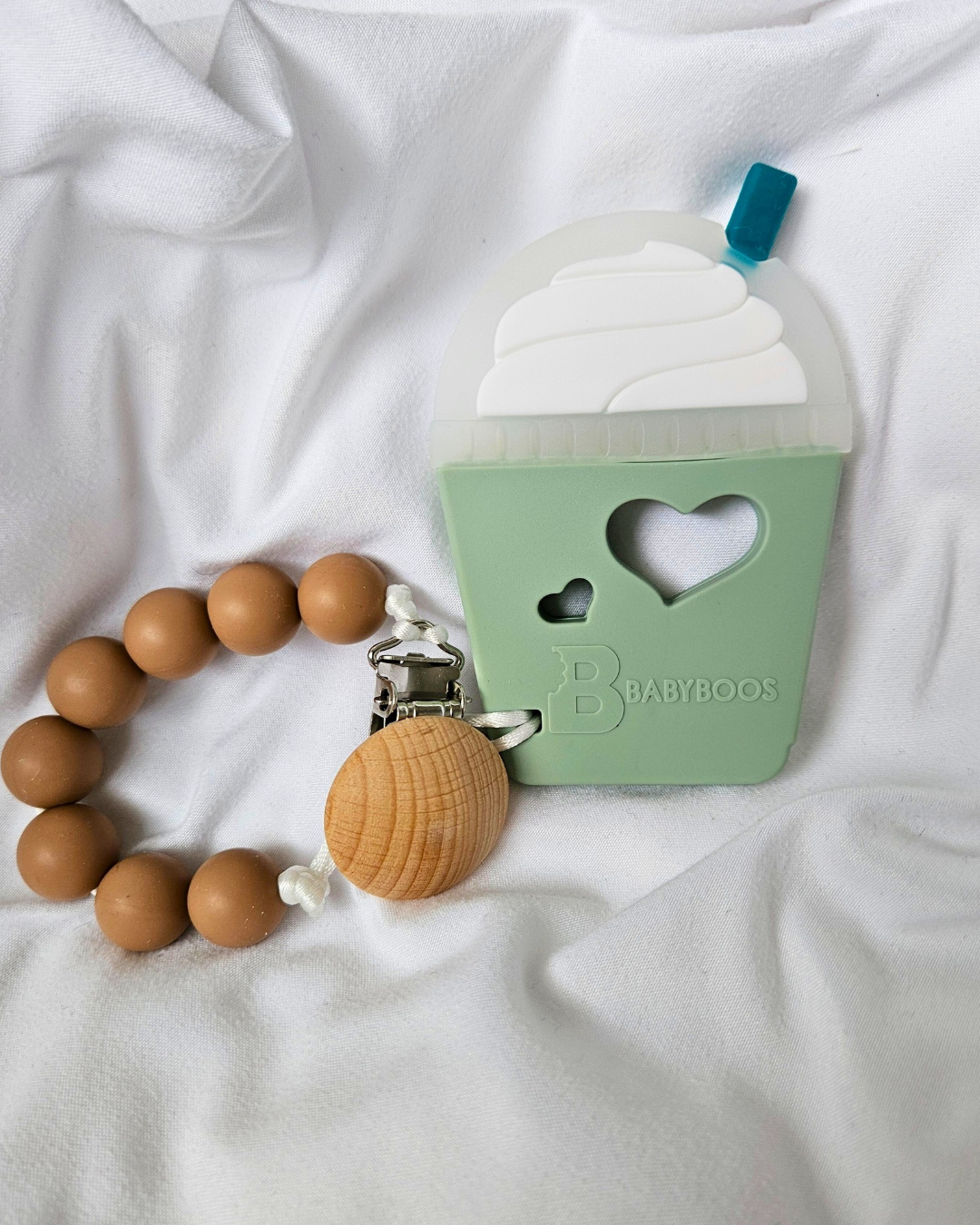Matcha Teething Pendant