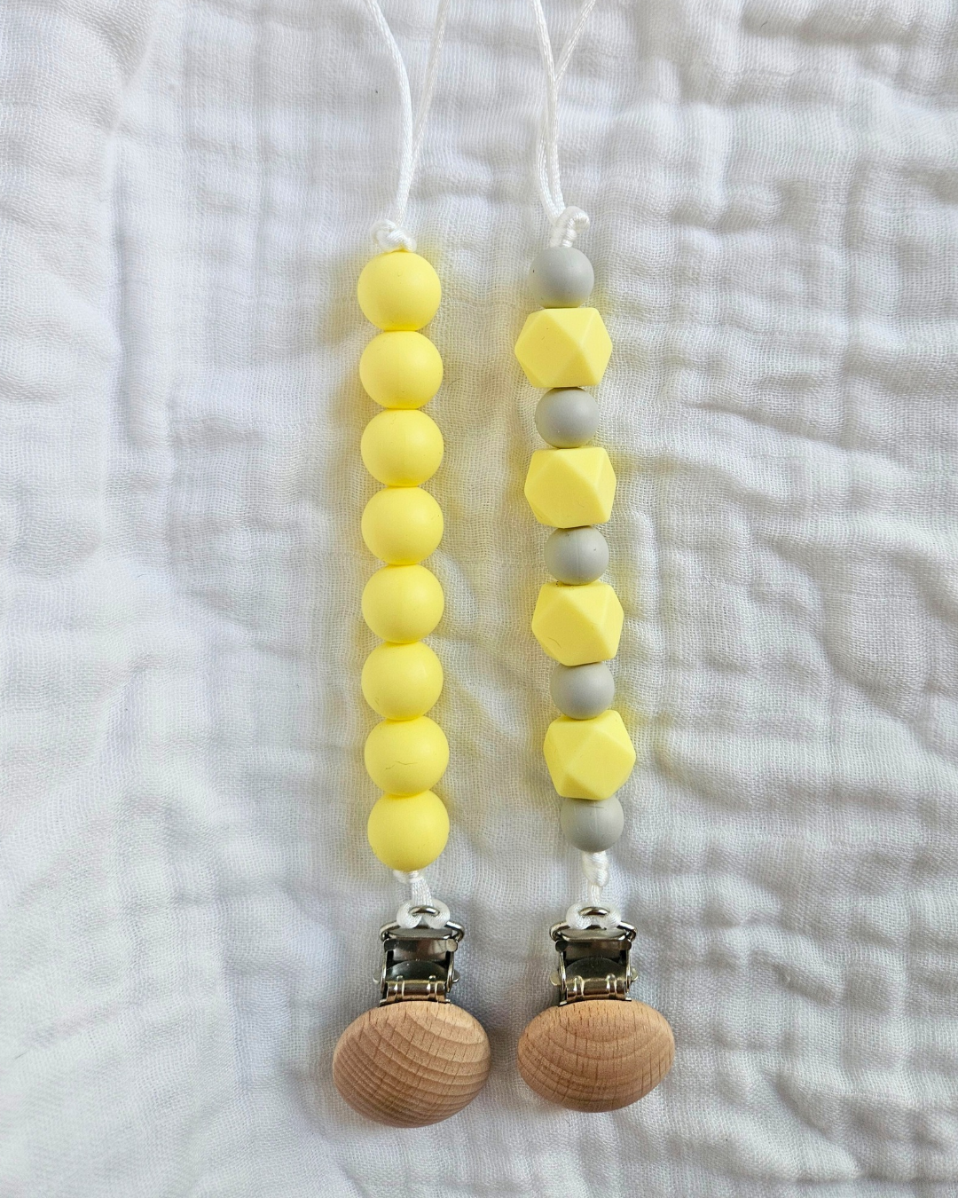 Yellow Soother Clips