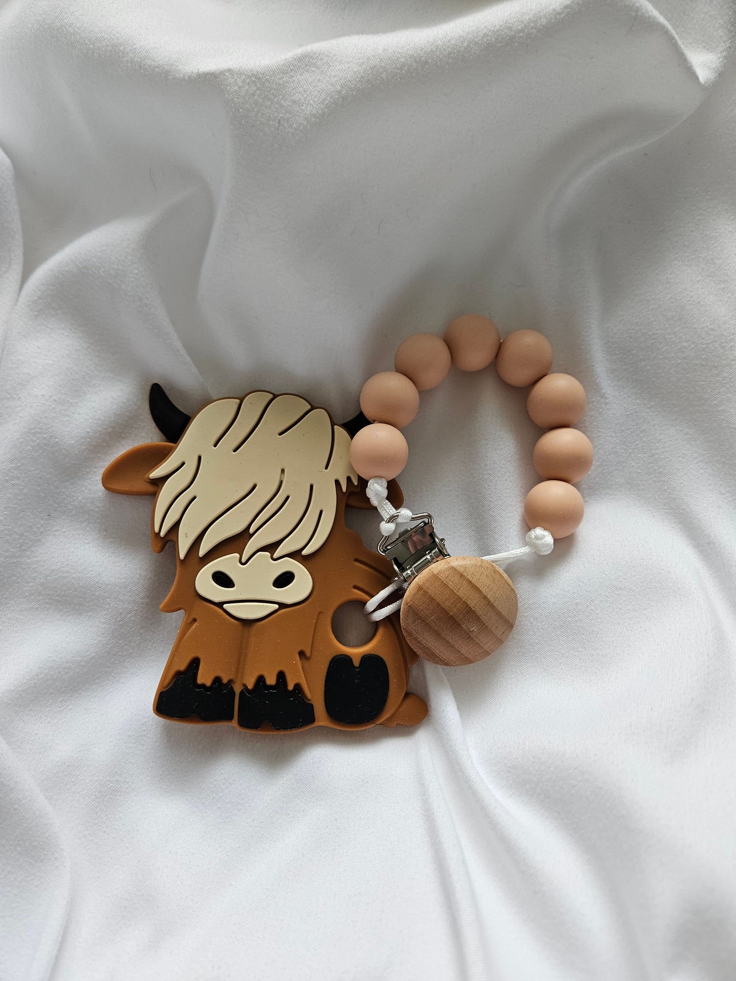 Cow Teething Pendant